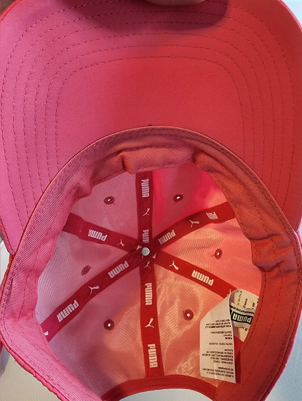 Puma Pink Logo Baseball Cap